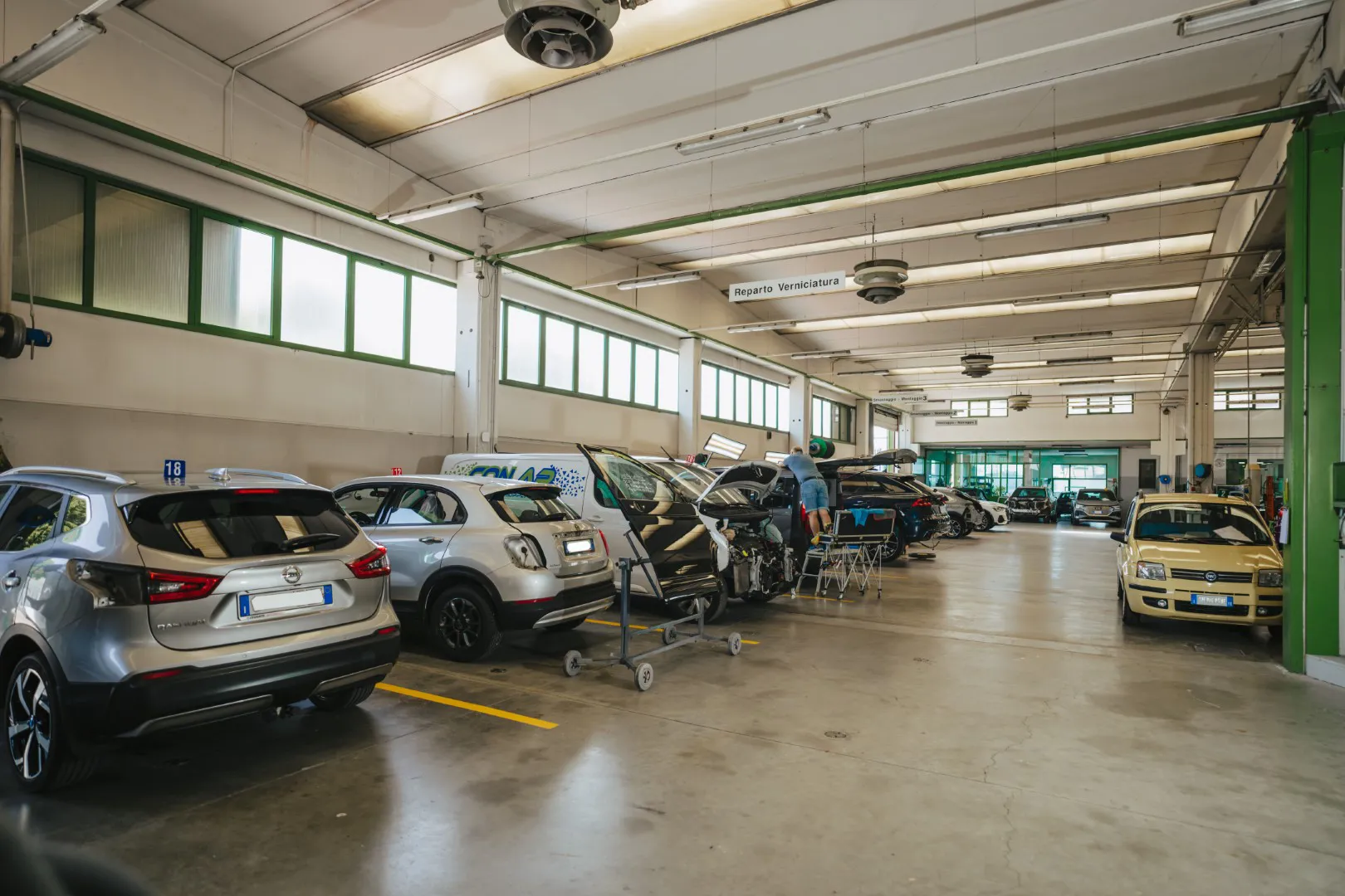 Ampio parco auto di cortesia